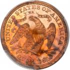 1871 Pattern Quarter Dollar. Copper, reeded edge. Judd-1094. Pollock-1230. High Rarity 7 - 2