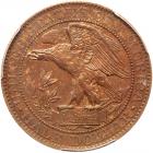 1877 Pattern Half Dollar. Copper, reeded edge. Judd-1513. Pollock-1677. Low Rarity 7 - 2