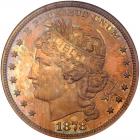 1878 Pattern Goloid Dollar. Copper, reeded edge. Judd-1559. Pollock-1751. High Rarity 7