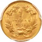 1873 $1 Gold Indian. Open 3 PCGS MS65 - 2