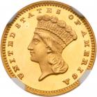 1876 $1 Gold Indian NGC PF66 UC