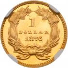 1876 $1 Gold Indian NGC PF66 UC - 2