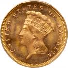 1882 $3 Gold PCGS MS65