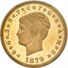 1879 $4 Gold. Coiled Hair PCGS PF64 CAM