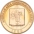 1980 Grant Wood gold medal issued by the U.S. Mint - 2