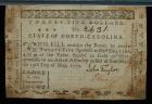 North Carolina Colonial Note. May 15, 1779, $25 A Free Commerce - 2