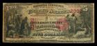 1875, $5 National Bank Note. First Charter Period. Jefferson County NB of Brookville, PA