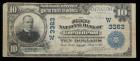 1902, $10 National Bank Note. Plain Back. First NB of Great Bend, Kansas - 2