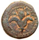 WITHDRAWN - Judaea, Hasmonean Kingdom. Alexander Jannaeus (Yehonatan). Ã 1/2 Prutah (1.66 g), 103-76 BCE - 2