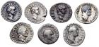 7-piece lot of Judaea Capta Silver Denarii