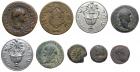 10 piece lot of Jewish and related coinage, mostly bronzes