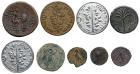 10 piece lot of Jewish and related coinage, mostly bronzes - 2