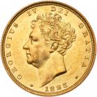 Great Britain. Sovereign, 1825