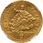 Italian States: Papal/Roman States. Doppia D'oro or 30 Paoli, 1787 NGC MS62 - 2