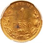 Mexico. Peso, 1895-Mo B PCGS MS64 - 2