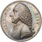 Great Britain. William Pitt Medal, 1766 NGC MS63