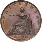 Great Britain. Pattern Halfpenny, 1790 NGC PF62 BR - 2