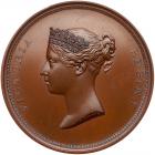 Great Britain. Bronze Medal, 1837 Almost Unc to Unc.