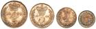 Great Britain. Maundy set of 4 coins, from Fourpence to Penny, 1838 NGC MS65 - 2