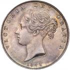 Great Britain. 'Young Head' Halfcrown, 1842 NGC MS64