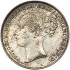 Great Britain. 'Young Head' Shilling, 1844 NGC MS64