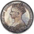 Great Britain. 'Gothic' Crown, 1847 NGC Proof 61