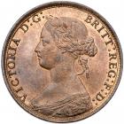 Great Britain. Halfpenny, 1867 NGC MS64 RB