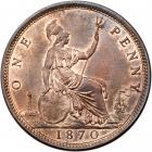 Great Britain. Penny, 1870 NGC MS65 BR* - 2