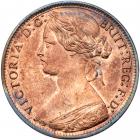 Great Britain. Penny, 1872 NGC MS63 RB