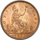 Great Britain. Penny, 1873 NGC MS65 BR - 2