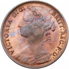 Great Britain. Penny, 1878 NGC MS64 RB