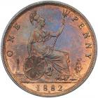 Great Britain. Penny, 1882-H NGC MS64 RB - 2