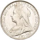 Great Britain. Old Head Crown, 1895 NGC MS63