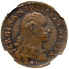 Italian States: Naples. Grano (12 Cavalli), 1790-CC NGC MS65 BR