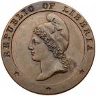 Liberia. Cent, 1847 EF