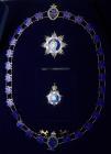 Malaysia. Kelantan Sultanate, Order of Crown Grand Cordon set of Insignia of Collar