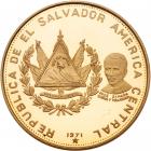 Salvador. 100 and 200 Colones, 1971 Choice Brilliant Proof