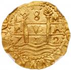 Peru. Cob 8 Escudos, 1712-M (Lima) NGC MS64