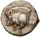 Mysia, Kyzikos. Silver Diobol (1.24 g), ca. 450-400 BC EF