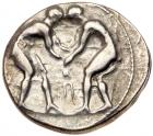 Pamphylia, Aspendos. Silver Stater (10.81 g), ca. 380/75-330/25 BC VF