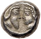 Philistia, Gaza. Silver Drachm (3.52 g), 5th-4th centuries BC VF - 2