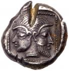 Philistia, Uncertain mint. Silver Drachm (3.83 g), 5th-4th centuries BC Choice V - 2