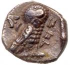 Judaea, Yehud (Judah). Silver Gerah (0.51 g), before 333 BCE EF - 2