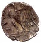 Judaea, Ptolemaic occupation. Ptolemy II Philadelphos. Silver 1/4 Ma'ah Obol - Tetartemorion (0.20 g), 285-246 BC - 2