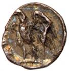 Judaea, Ptolemaic occupation. Ptolemy II Philadelphos. Silver 1/4 Ma'ah Obol - Tetartemorion (0.10 g), 285-246 BC - 2