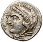 Zeugitania, Carthage. Libyan Revolt. Silver Shekel (7.33 g), ca. 241-238 BC EF