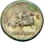 Nero. AE Sestertius (20.06 g), AD 54-68 VF - 2