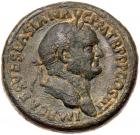 Vespasian. AE Sestertius (26.53 g), AD 69-79 Sharpness of VF