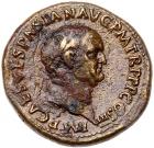 Vespasian. AE Sestertius (24.74 g), AD 69-79 Sharpness of VF