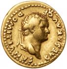 Domitian. Gold Aureus (6.22 g), as Caesar, AD 69-81 VF